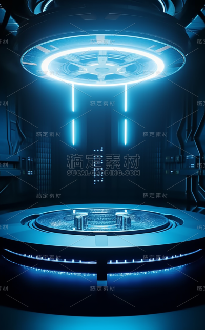 机械感创意科幻科技背景