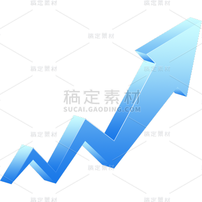 蓝色箭头元素贴纸