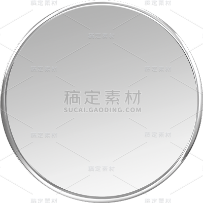 通用金属质感圆圈贴纸几何系列