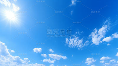 蓝天白云天空