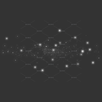 常规内容-装饰系列梦幻感白色光电光斑元素