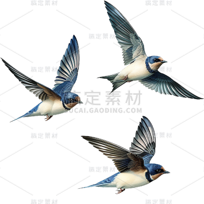七夕情人节写实感喜鹊通用元素素材