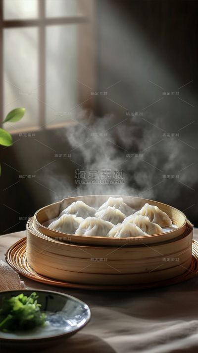 冬至实景美食场景背景