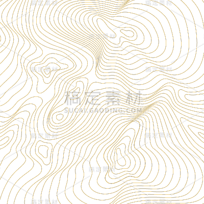 常规通用线条感地理山脉地图贴纸元素素材