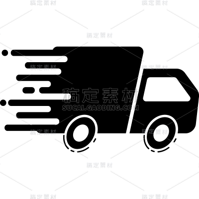 常规卡车运输图标元素素材