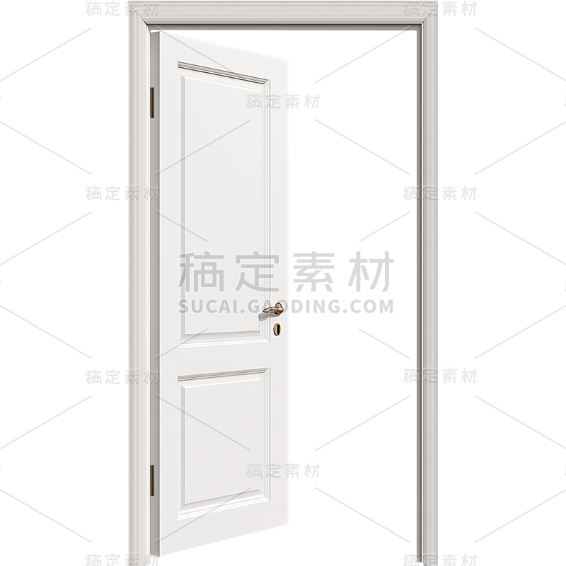 家居系列-通用-写实木质纯色门贴纸