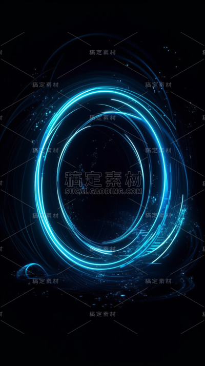 波浪线条曲线科技感背景