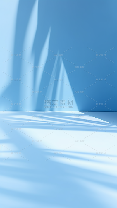 通用简约蓝色光影背景图片