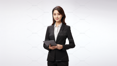 金融女性模特人像图片