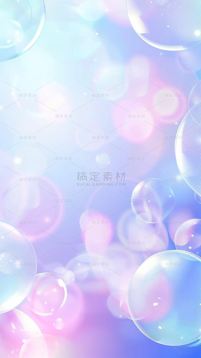 特效通用梦幻感气泡特写背景场景图片素材