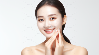 美容护肤模特人像图片