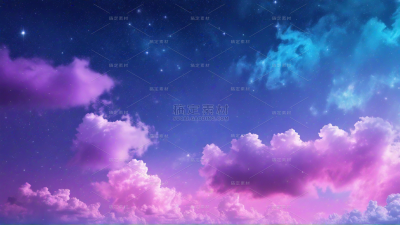 风光通用实景横板晚霞天空背景图片素材