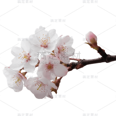 浪漫粉色樱花花朵