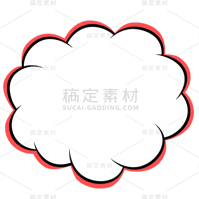 通用对话框气泡框文字框元素