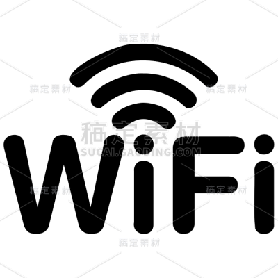 图标系列矢量简约计算机手机WiFi功能图标（td）