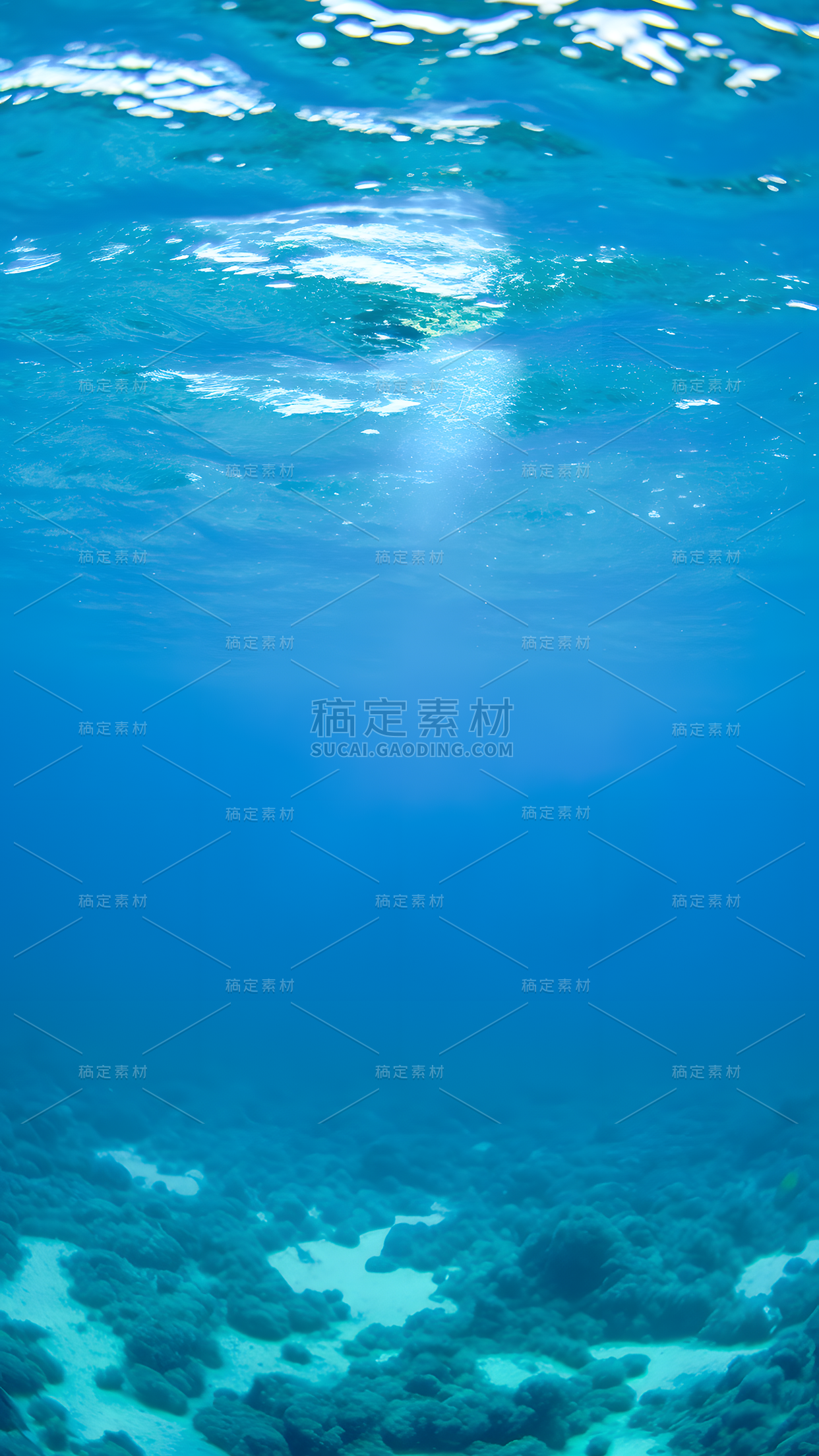 水下海洋背景