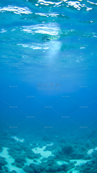 水下海洋背景