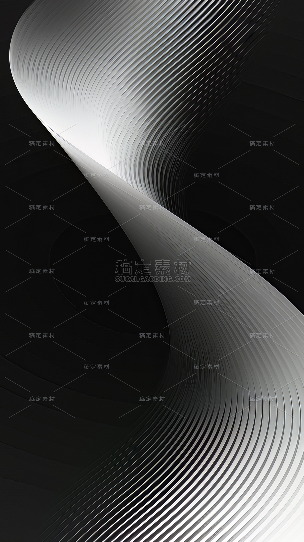 纹理系列简约黑白色条纹旋转背景
