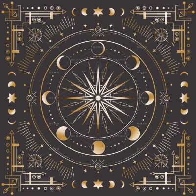 边框系列矢星月边框元素（td）