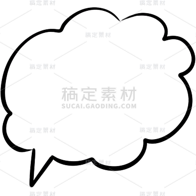 简约对话框气泡框聊天框文本框