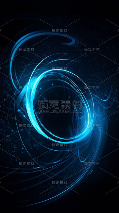 波浪线条曲线科技感背景