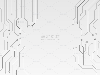 常规插画芯片线条科技背景素材