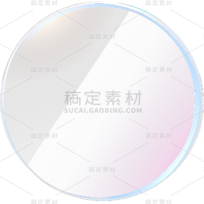通用玻璃几何圆形装饰元素