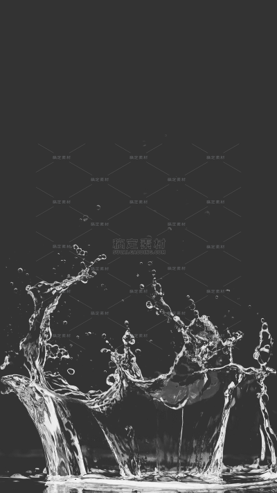 特效系列写实感透明水花