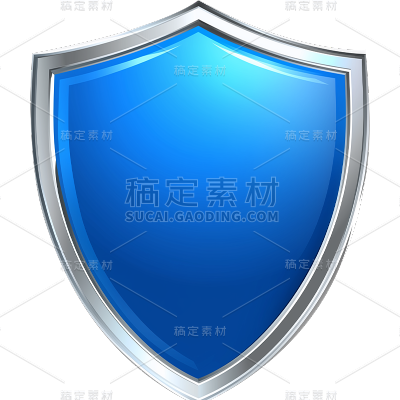 图标系列3D金属盾牌