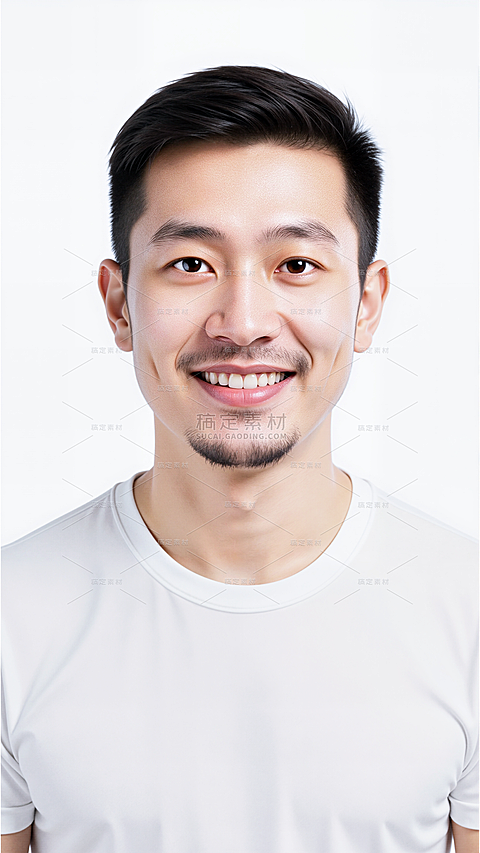常规内容-人物系列亚洲面孔男士微笑图片