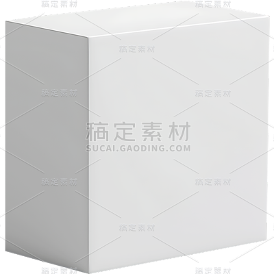 常规系列3D空白纸箱通用元素素材