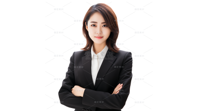 金融女性模特人像图片