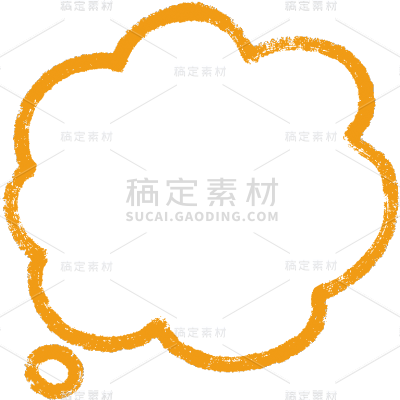 卡通手绘对话框聊天框文本框
