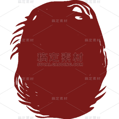 中国风红色印章系列静态贴纸