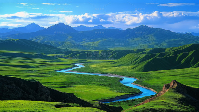 常规通用实景山水背景图片