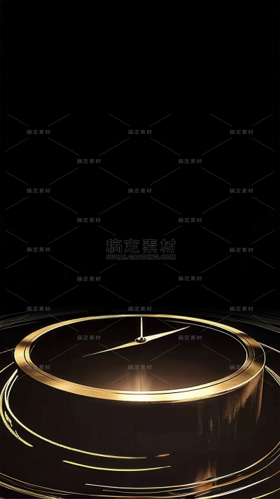 装饰系列轻奢感金属时钟