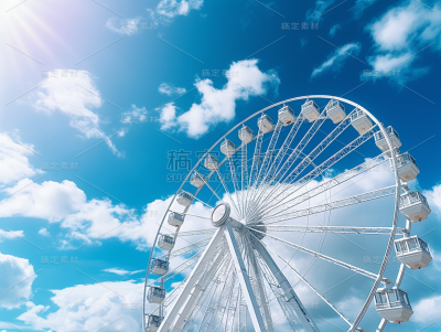 游乐园游乐场摩天轮