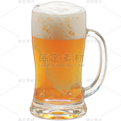 特效通用泡沫啤酒元素素材