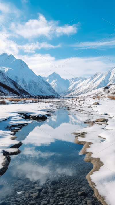 冰川雪山风景景观壁纸