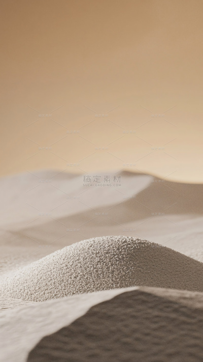 风光系列简约实景小沙丘背景