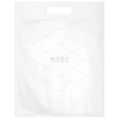 样机系列简约透明手提塑料袋（td）