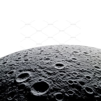 宇宙系列写实月球表面贴纸