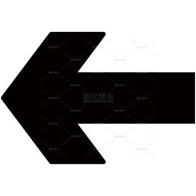 装饰系列矢量黑色箭头图标（td）