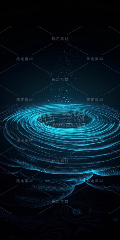 波浪线条曲线科技感背景