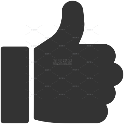 图标系列简约点赞手势图标（td）