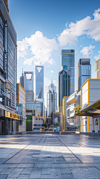 建筑系列通用城市街景图片背景素材