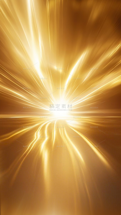 特效系列朦胧感金光中心高光发光背景