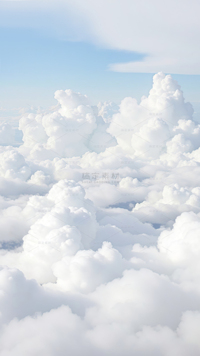风光系列实景感蓝天云海背景