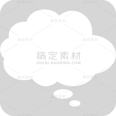 通用简约纯色对话框元素