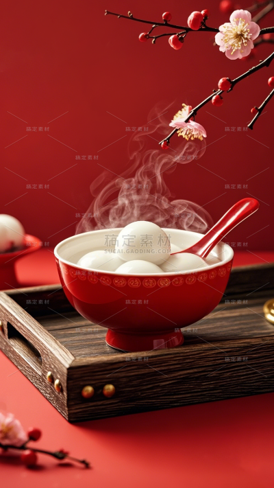 小年实景感写春联贴窗花场景背景